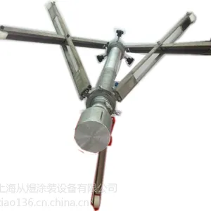 大管道内壁离心式旋转自动爬行器