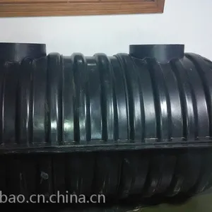 博驰环保农村污水处理1立方黑色塑料注塑三格式pp化粪池