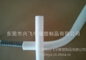 供应专业做台灯支架套管、喷手感油金属软管硅胶套管、金属外包硅胶套管-东莞市兴飞宇