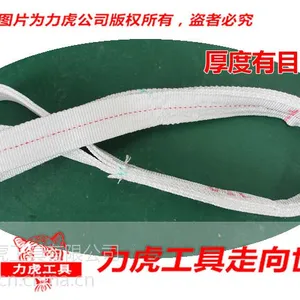 泰州力虎 2T*5M 扁平吊带/行车吊绳/起重吊绳/工业吊带安全吊带绳白【2吨5米】