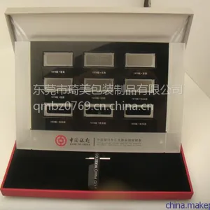 供应***金银条包装盒木质金银币包装盒