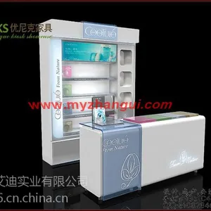 ***商场烤漆化妆品展示柜香港化妆品展柜直销工厂