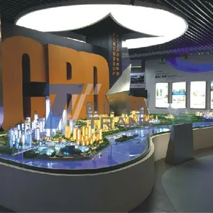 重庆沙盘模型制作，重庆江北嘴商务中心模型-创佳模型