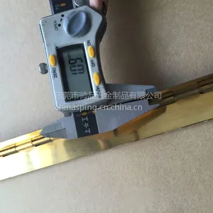 【帅品】黄铜排铰 铜排铰链 ，钢琴铰链，亮面合页 黄铜长排铰