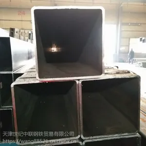 现货供应天津Q235B矩形方管热镀锌方矩管Q345B低合金方管