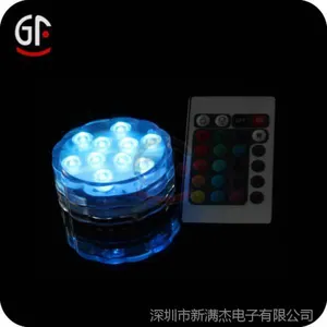 厂家批发 七彩发光灯 led发光潜水灯婚庆 聚会 婚庆用品