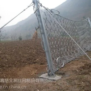 非标边坡防护网、非标柔性防护网、镀锌钢丝格栅网
