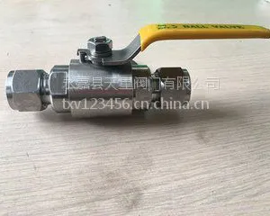 供应不锈钢卡套式球阀 Q91F