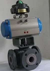 供应BJ350WCB/CF8衬氟塑三通球阀