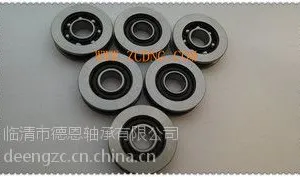 外圈带W型槽导轨滚轮轴承W1 W2 W1X W2X