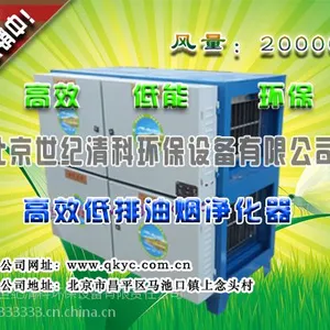 世纪清科油烟净化器、无烟烧烤车、烧烤油烟净化器