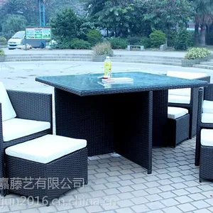 厂家批发阳台休闲转角沙发 仿藤沙发组合