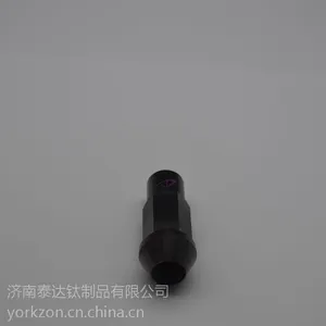 钛合金改装车轮毂螺母M12*1.25*45MM 通用型 黑色