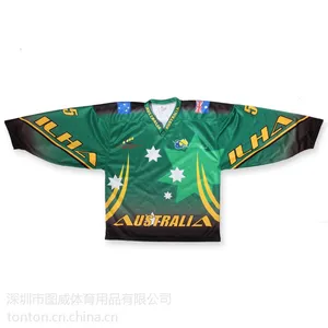 2015个性热升华冰球服定制专业冰球服生产商