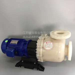 镀宝PD50032循环防腐蚀水泵 氟塑料耐高温排污泵 四氟化工自吸泵 铁氟龙自吸泵