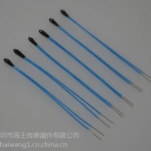 100K3950测温传感器PVC高温线,小黑头封装