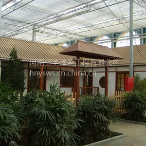 亚圣 智能温室 生态餐厅温室 保温升温效果好 春季防风能力强