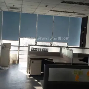 北京写字楼办公室喷绘卷帘遮光窗帘北京百叶帘竹帘维修窗帘杆