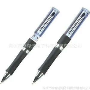 厂家供应 笔u盘 套胶3用笔u盘 定制LOGO 礼品u盘笔2GB-32GB