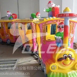 儿童游乐场14座豪华轨道车中小型游乐设备趣味轨道小火车