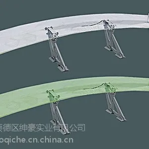 绅豪DEE厂家直销 水晶透明尾翼 定风翼 LED七彩灯单层AD-SP803