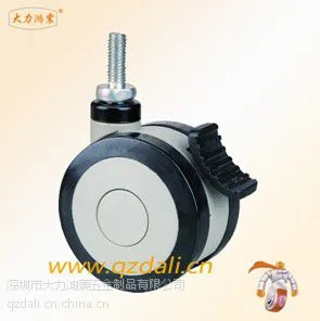 供应3-5寸聚氨酯医疗轮丝杆万向轮,刹车轮