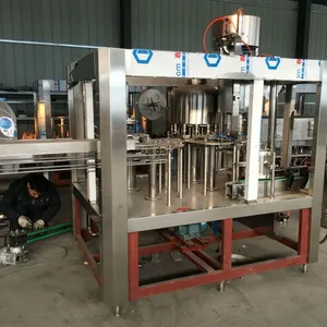 PE瓶装水厂全自动三合一小瓶灌装机生产线厂家淮北远洋