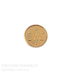 深圳电铸黄金镍标|镍片LOGO加工订制