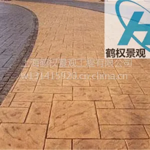 南昌园林绿化压模地坪工程