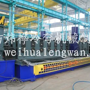 潍坊炜桦冷弯WH650全自动高精度一次成型槽式电缆桥架成型设备