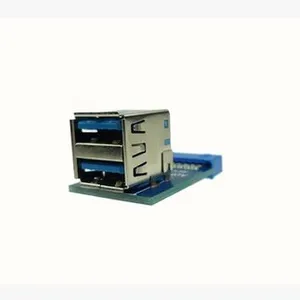供应19pin/20pin转双usb3.0扩展卡 转接卡
