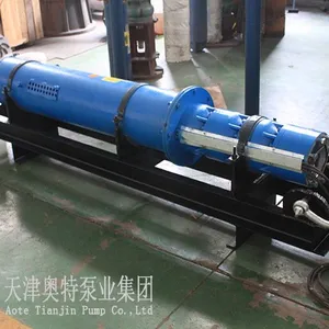 卧式安装潜水泵_每小时340方流量井下排水潜水泵_QKS型潜水泵