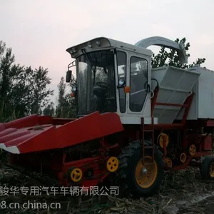 河南新乡骏华牌高效率双料箱玉米茎穗兼收型青储机厂家