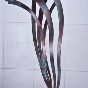 铁艺仿铜雕塑摆件 金属工艺品-金属抽象雕塑-酒店装饰摆件-铁艺品