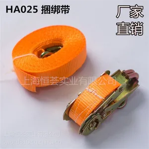 厂家直销 25mm 收紧器捆绑带 捆绑器紧固带 手动棘轮拉紧器
