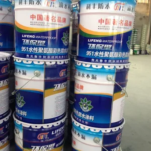 厂家直销利丰牌聚氨酯防水涂料 单组份水性951 卫生间水池 防水材料