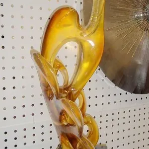 西凤凰透明树脂雕塑 百鸟朝凤透明雕塑摆件 园林景观广场雕塑工艺品摆件 酒店***软装 透明雕塑 时尚