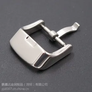鹏嘉达供应批发定做316不锈钢实心五金金属表带扣 机械运动手表扣 ***皮带扣(j266)