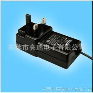 供应瑞科高品质9V1000mA英规BS插墙式电源适配器