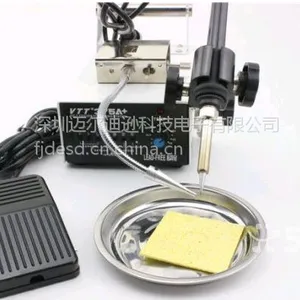 供应快克375A同款自动出锡焊台 VTT375A USB焊接专用焊台脚踏开关控制
