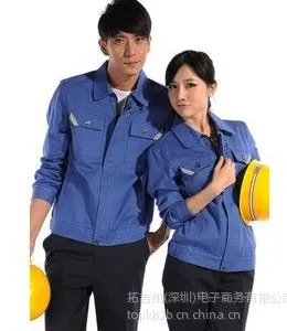 供应青岛工作服-拓吉凯 工衣工服劳保服纯棉工人工作服 批发