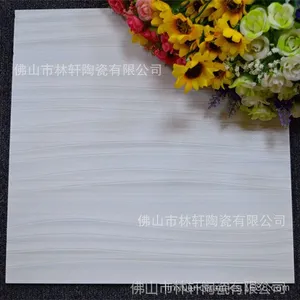 佛山 300*300mm小地砖 浅色条纹喷墨地板砖/瓷砖 亚光防滑地面砖