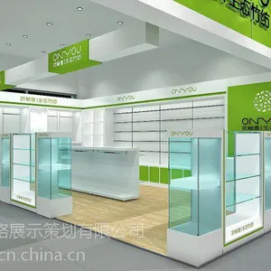 【化妆品展柜】化妆品展柜尺寸_化妆品展柜效果图