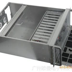 供应广州欧曼4U工控机箱 4U服务器机箱可批发 1.2材料 12硬盘位 可做磁盘阵列用
