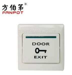 门禁按钮 出门开关 带夜光 埋入式ABS材质86开关深圳市方伯第科技FBD-04A