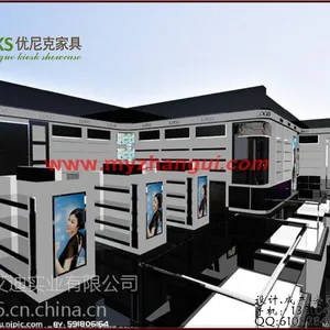 供应时尚化妆品展示柜 精品展柜 ***展示柜来样定做加工