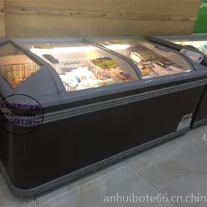 宣城超市端头岛柜价格 冷冻无霜直冷岛柜 自由组合节能岛柜品牌