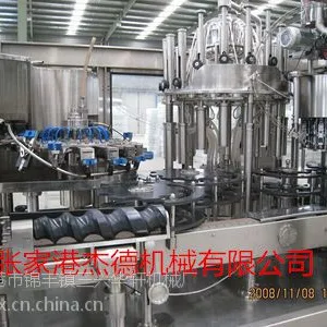 自动玻璃瓶含汽饮料灌装机生产线,碳酸饮料生产线,三合一灌装机
