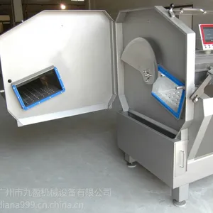广东佛山东莞上海特大型砍排机切牛排切鱼片,大型全自动切冻肉片入料槽宽度360mm