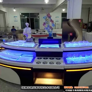 现代中式自助餐台定制厂家直销餐厅设计装修